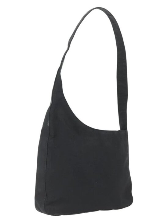 Prada Handbags - PRADA Shoulder Bag Nylon Black Silver